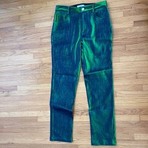 AREA Metallic Pants Y2K vibes